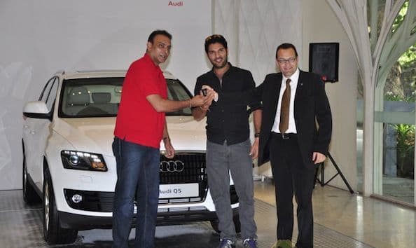 Yuvraj Singh with Audi